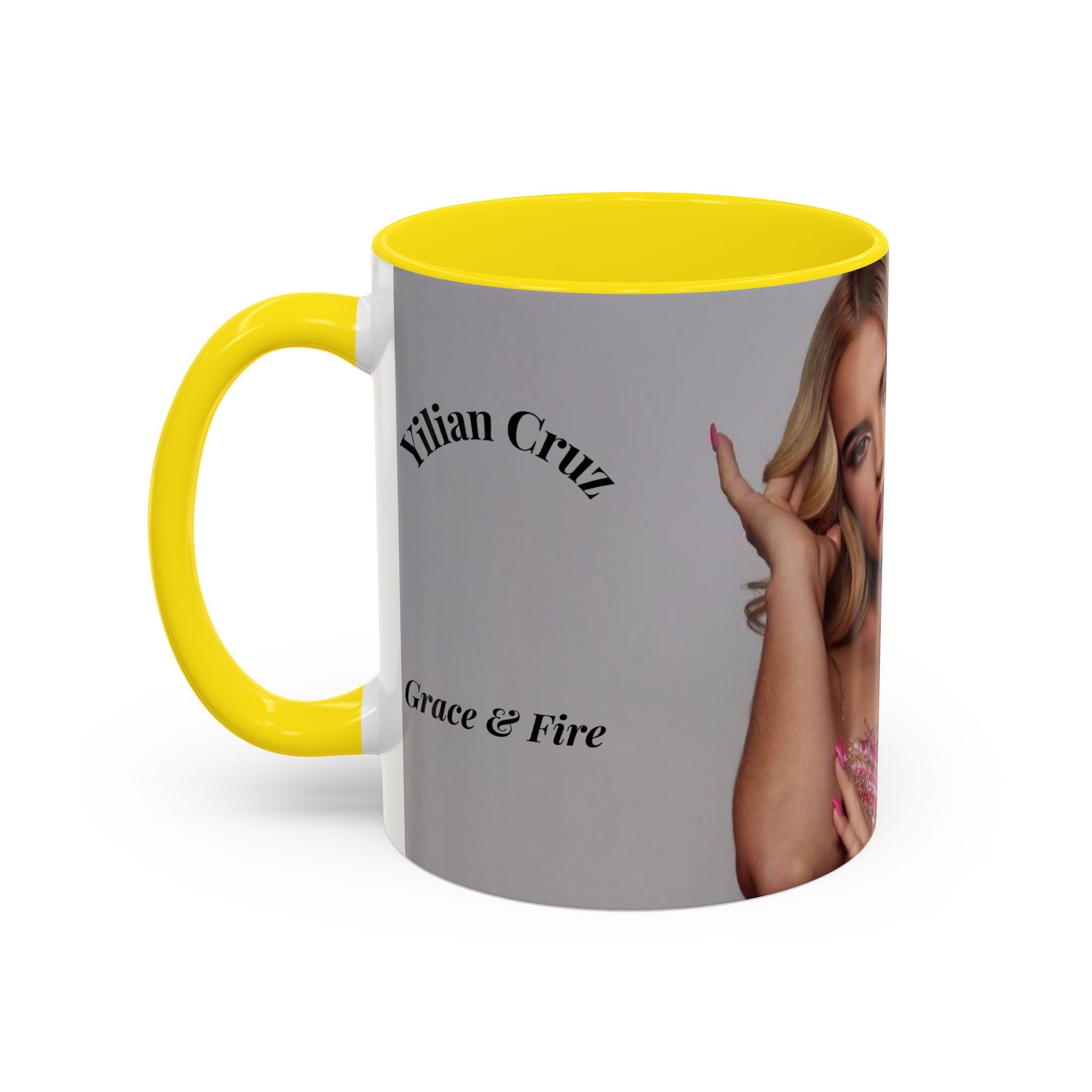 Personalized Glam Photo Mug — Custom Portrait with Name | Yilian Cruz