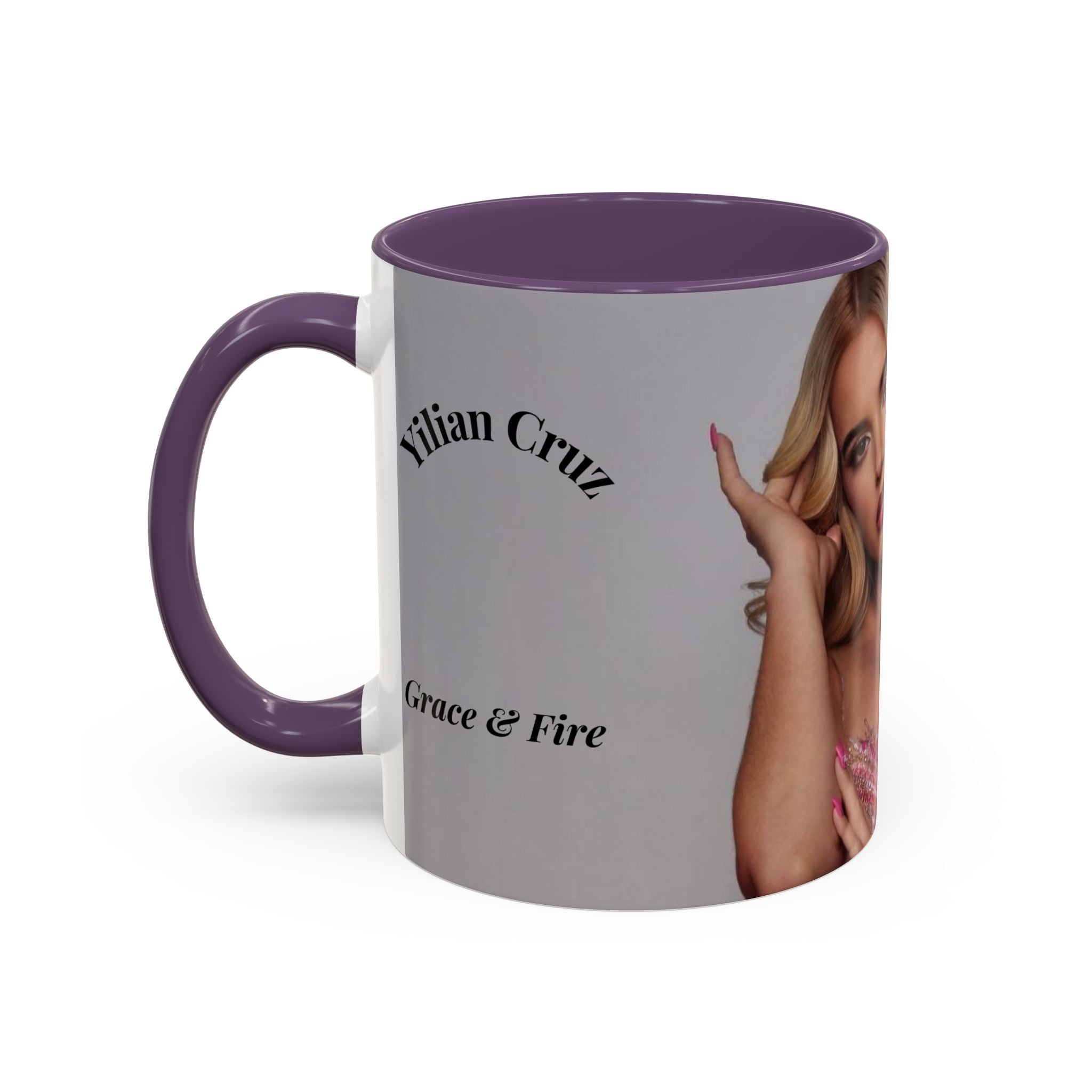 Personalized Glam Photo Mug — Custom Portrait with Name | Yilian Cruz