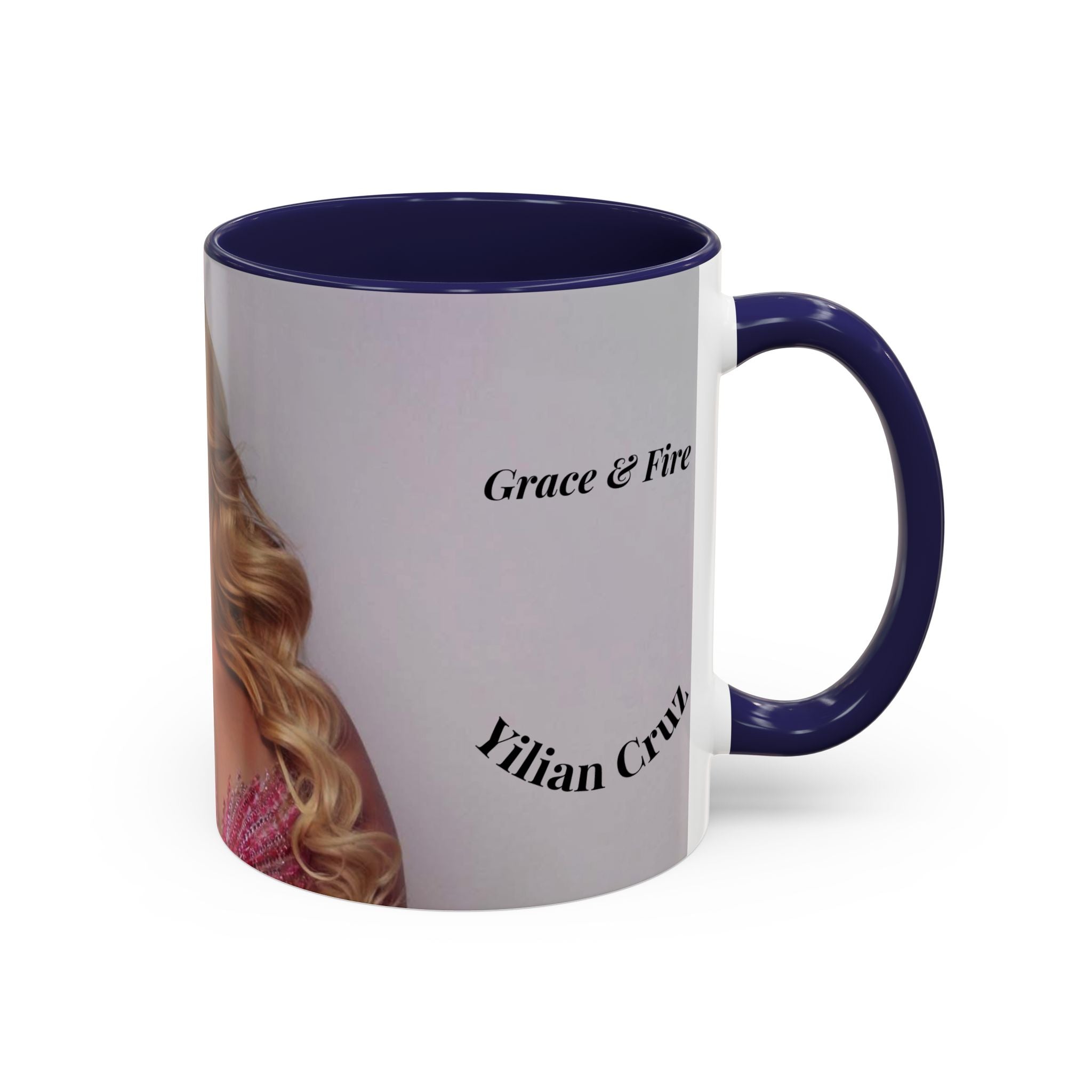 Personalized Glam Photo Mug — Custom Portrait with Name | Yilian Cruz