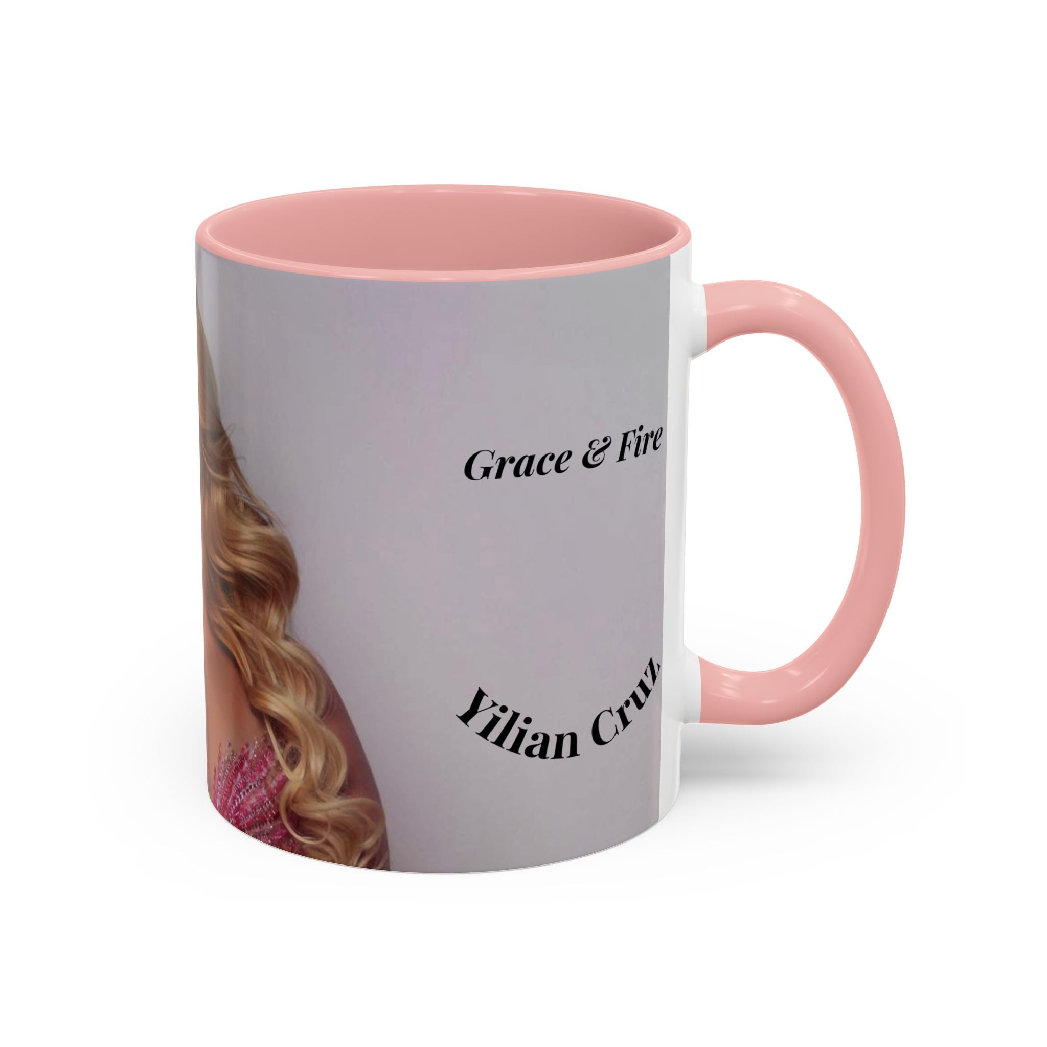 Personalized Glam Photo Mug — Custom Portrait with Name | Yilian Cruz