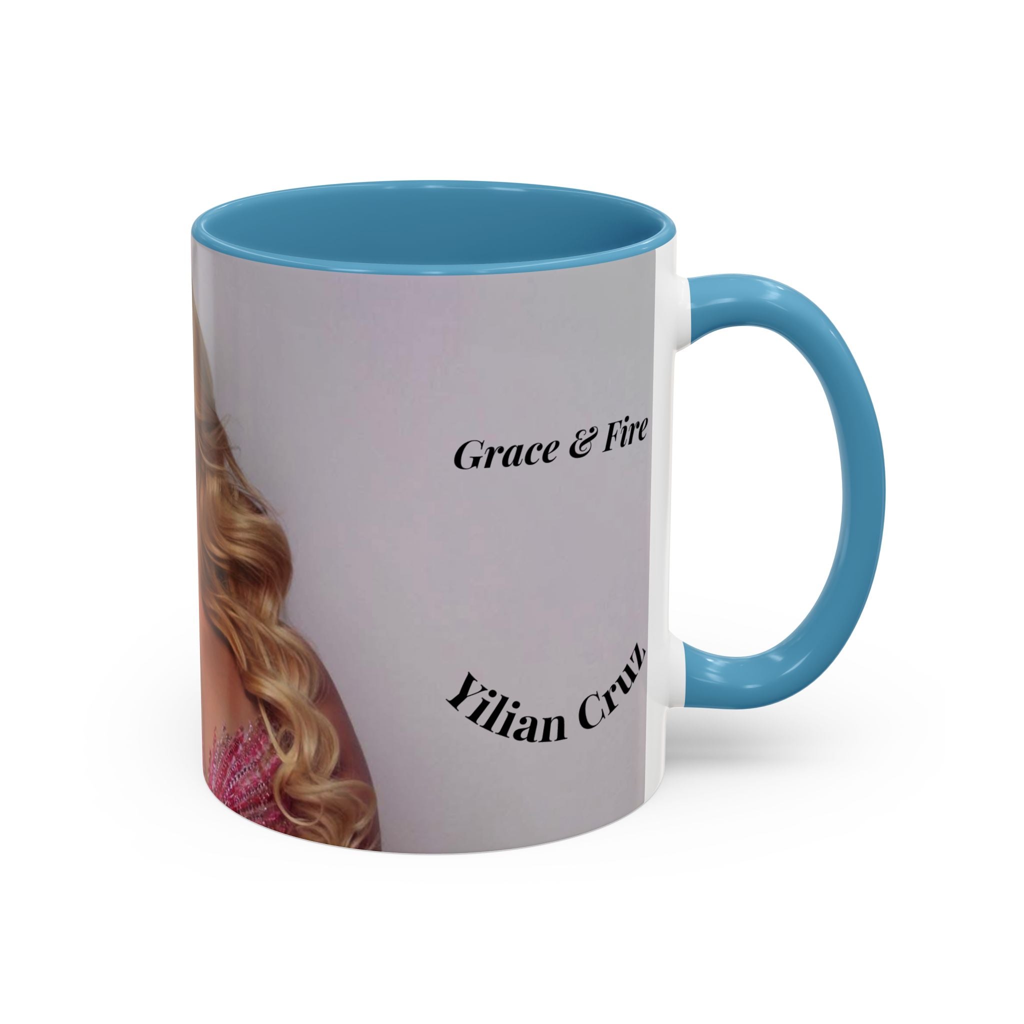 Personalized Glam Photo Mug — Custom Portrait with Name | Yilian Cruz