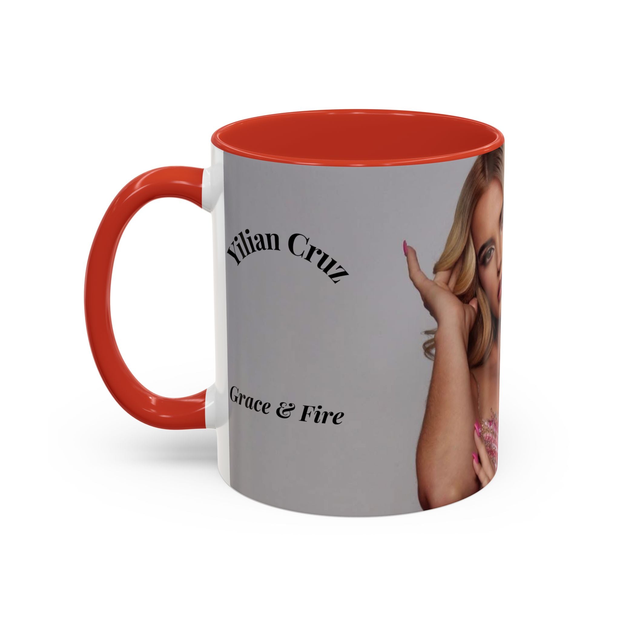 Personalized Glam Photo Mug — Custom Portrait with Name | Yilian Cruz