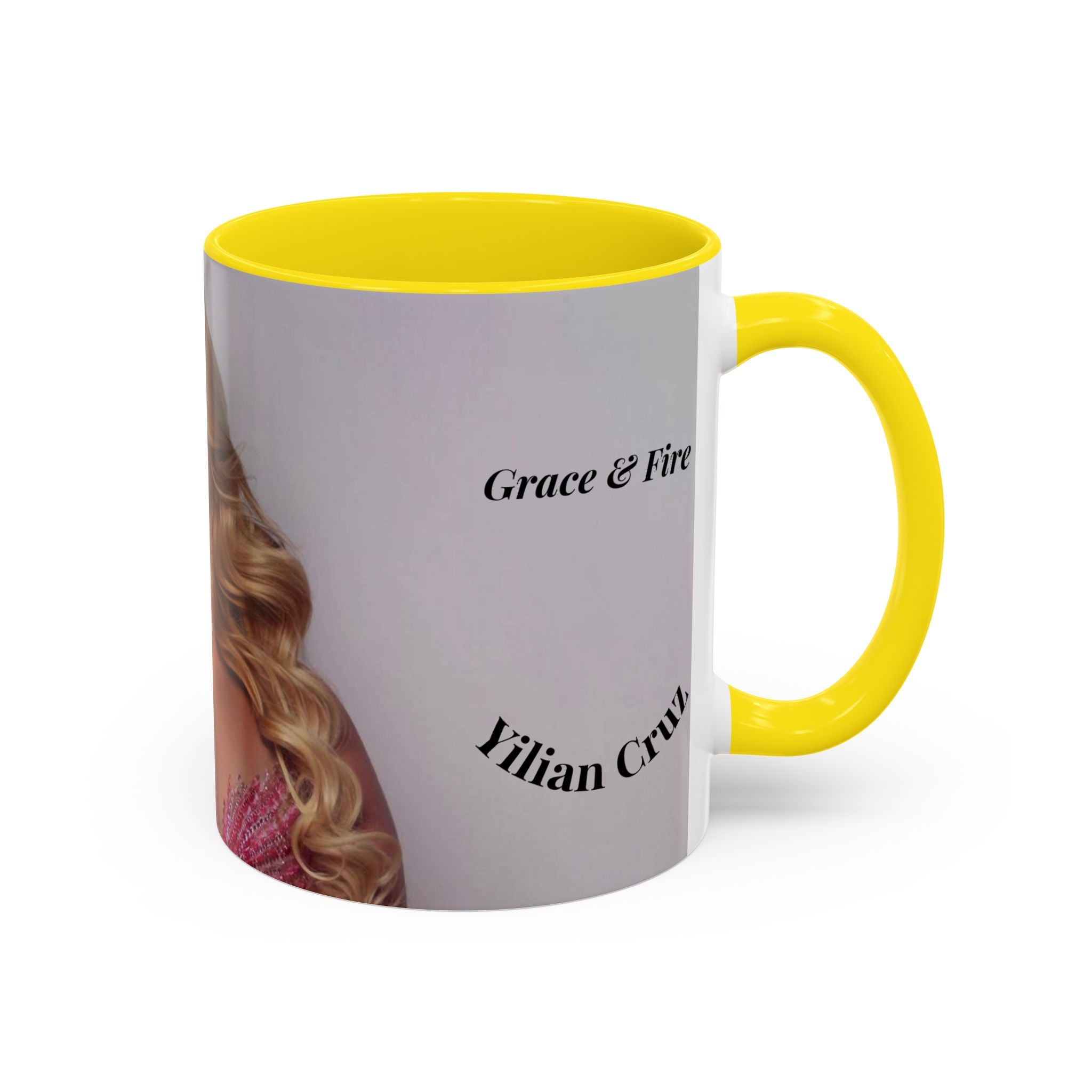 Personalized Glam Photo Mug — Custom Portrait with Name | Yilian Cruz