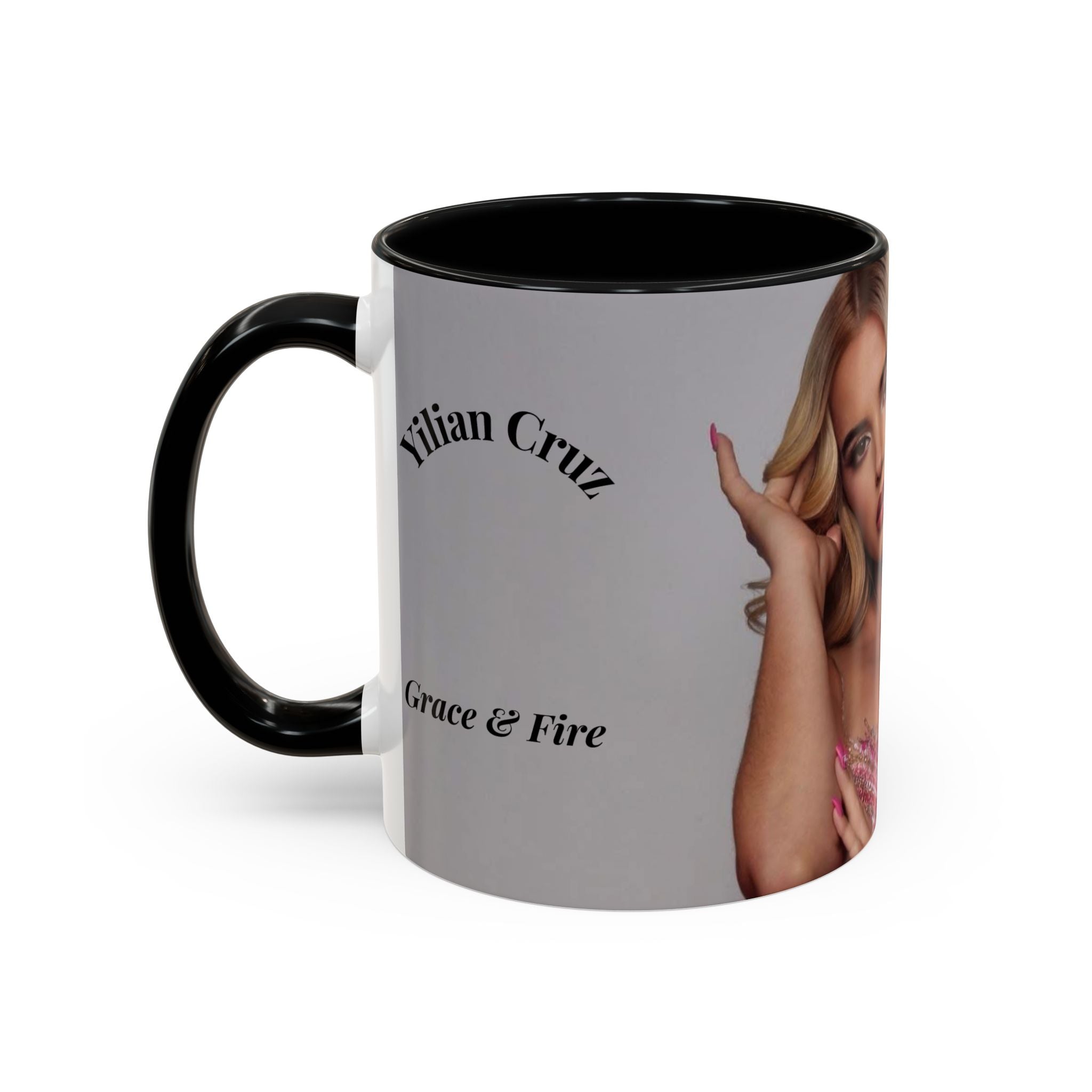 Personalized Glam Photo Mug — Custom Portrait with Name | Yilian Cruz