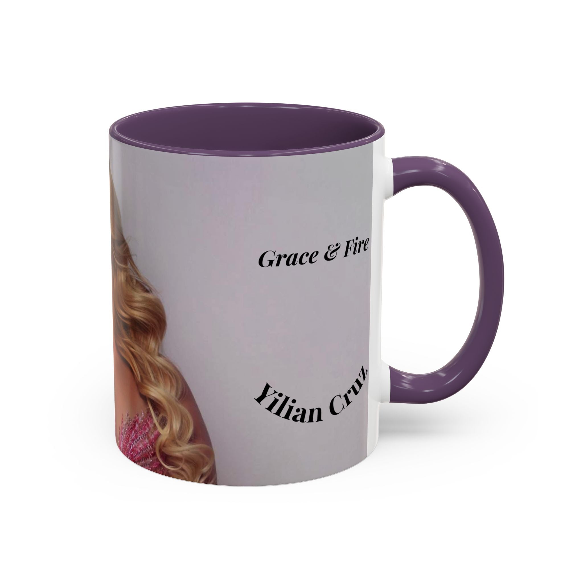 Personalized Glam Photo Mug — Custom Portrait with Name | Yilian Cruz