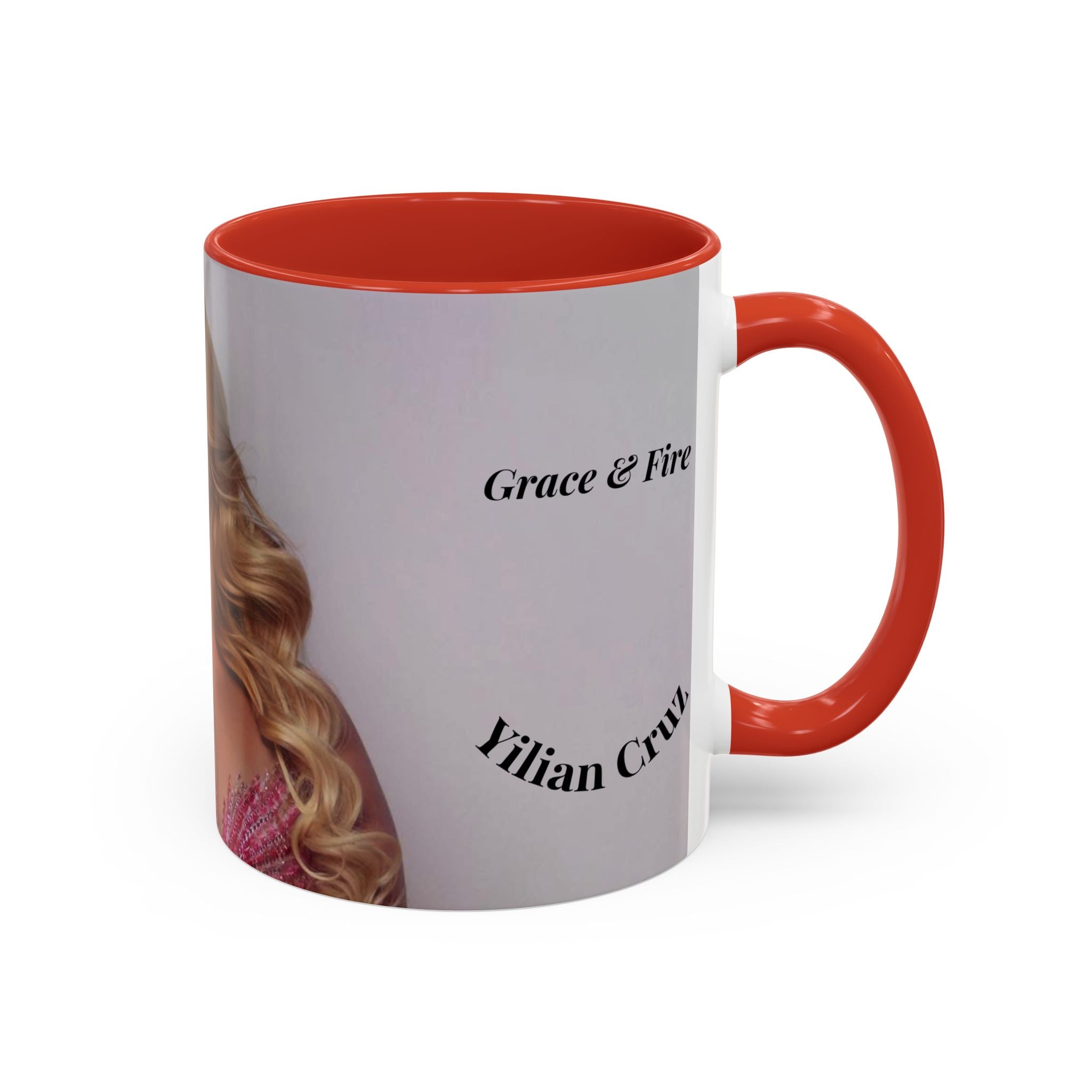 Personalized Glam Photo Mug — Custom Portrait with Name | Yilian Cruz