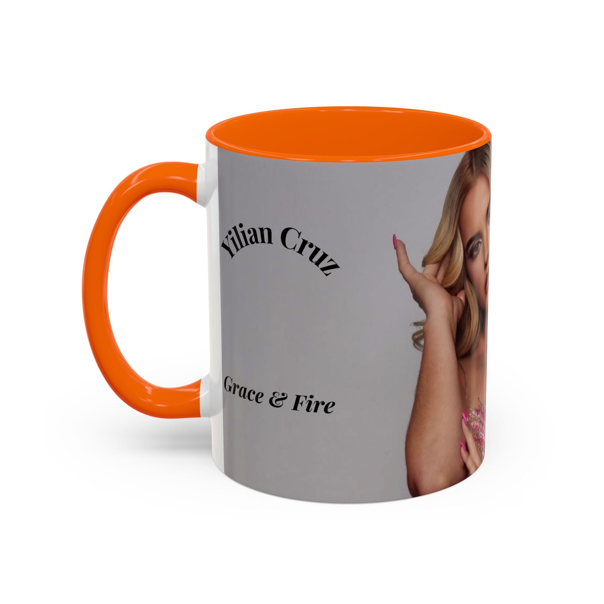 Personalized Glam Photo Mug — Custom Portrait with Name | Yilian Cruz