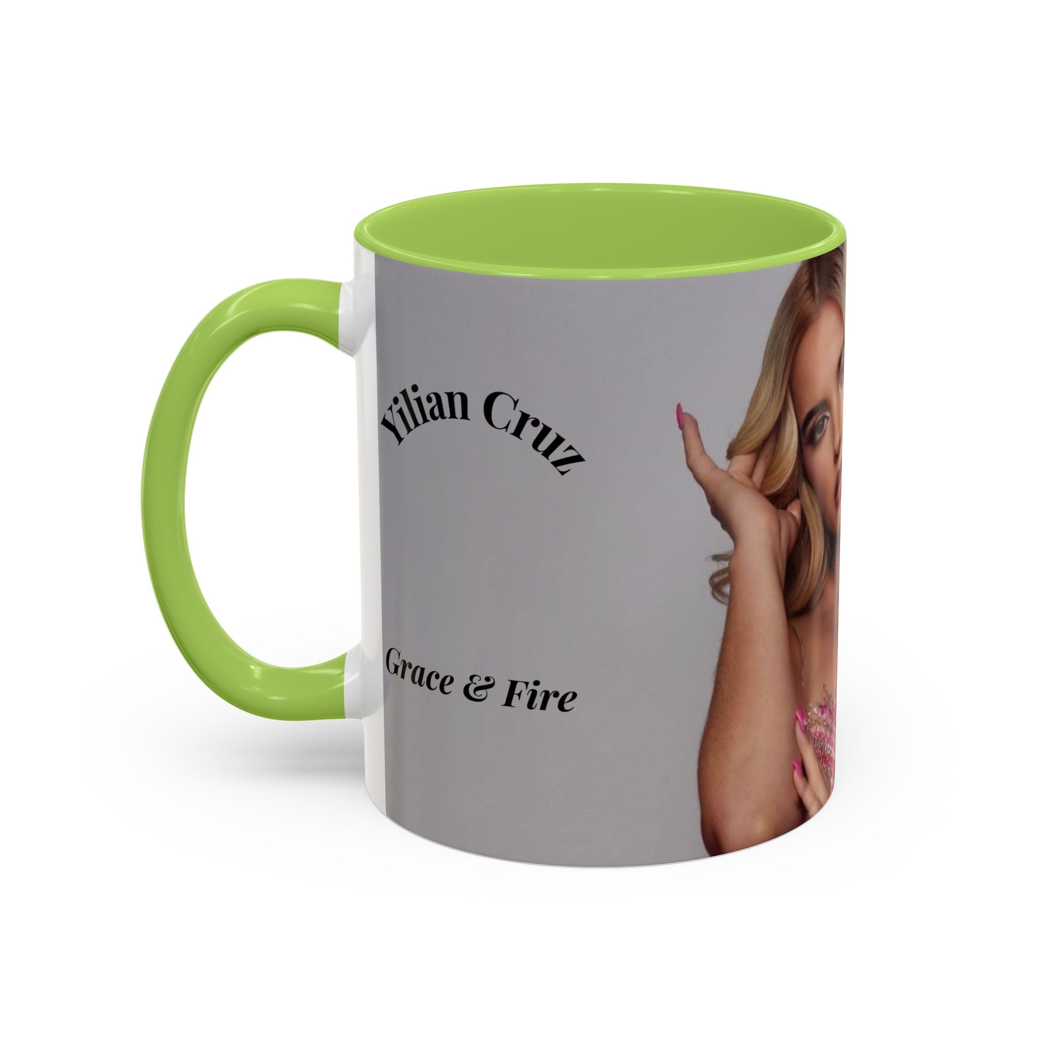 Personalized Glam Photo Mug — Custom Portrait with Name | Yilian Cruz